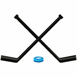 Hockey Embroidery Design 6